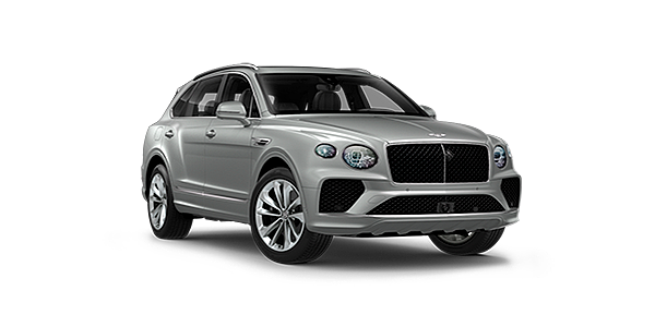 Louwman Exclusive Cars B.V. Bentayga luxury SUV front three quarter in Moonbeam paint