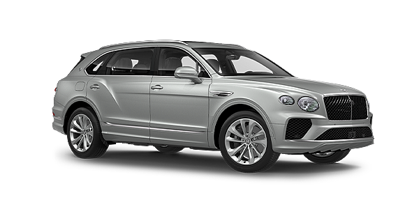 Louwman Exclusive Cars B.V. Bentayga luxury SUV front three quarter in Moonbeam paint